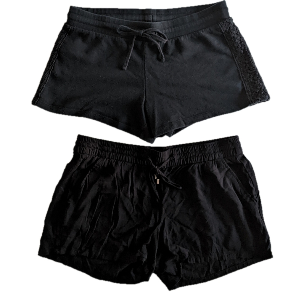 Black summer shorts bundle